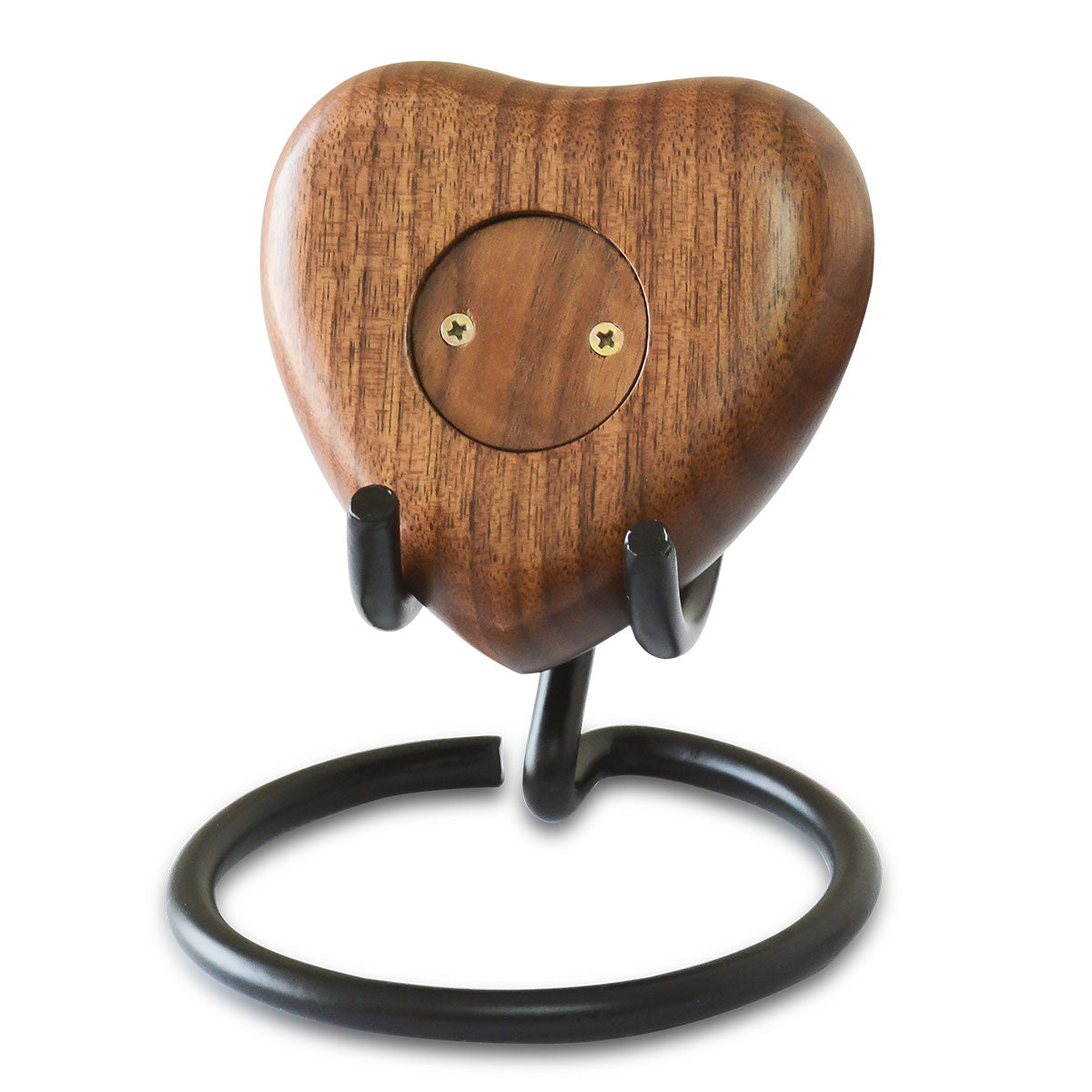 Dark Wood Heart Keepsake